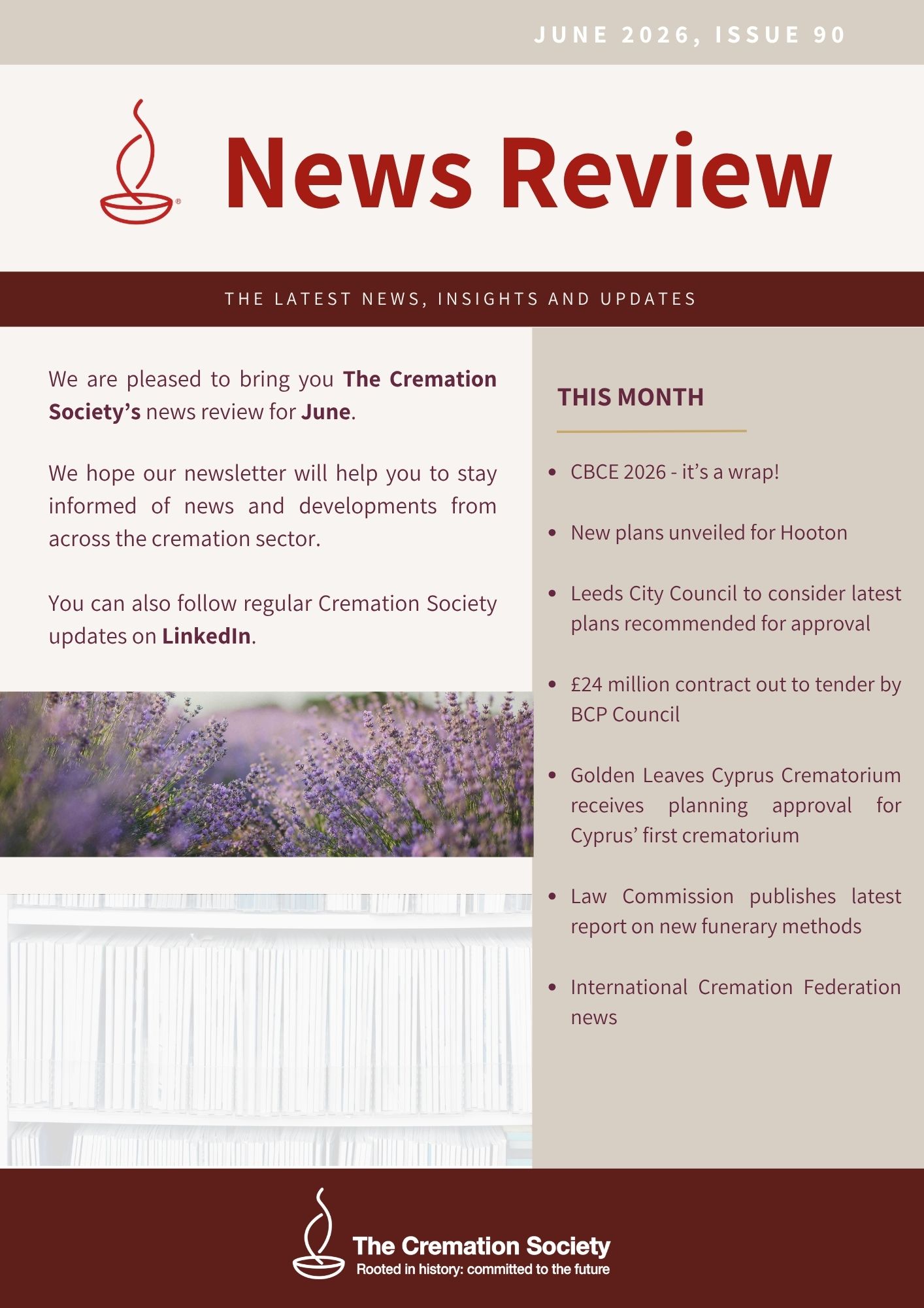 Cremation Society June 2026 Newsletter